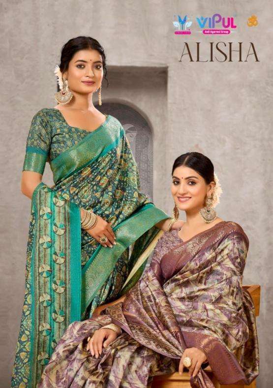 Vipul Fashion Presents Alisha Shop Trendy Silk Saree Wholesaler And Exporter 