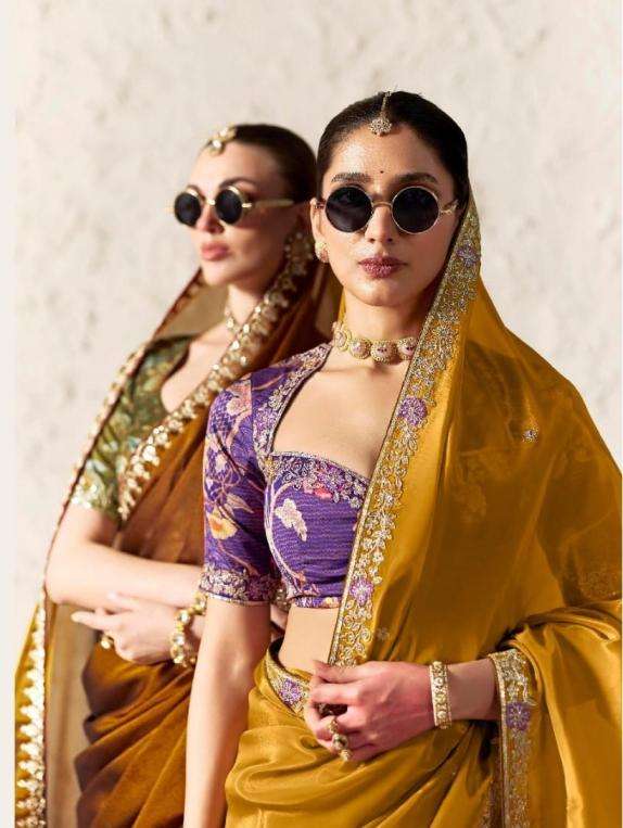 kimora presents rangat vol 4 glass tissue organza 2331-2345 occasion wear sarees