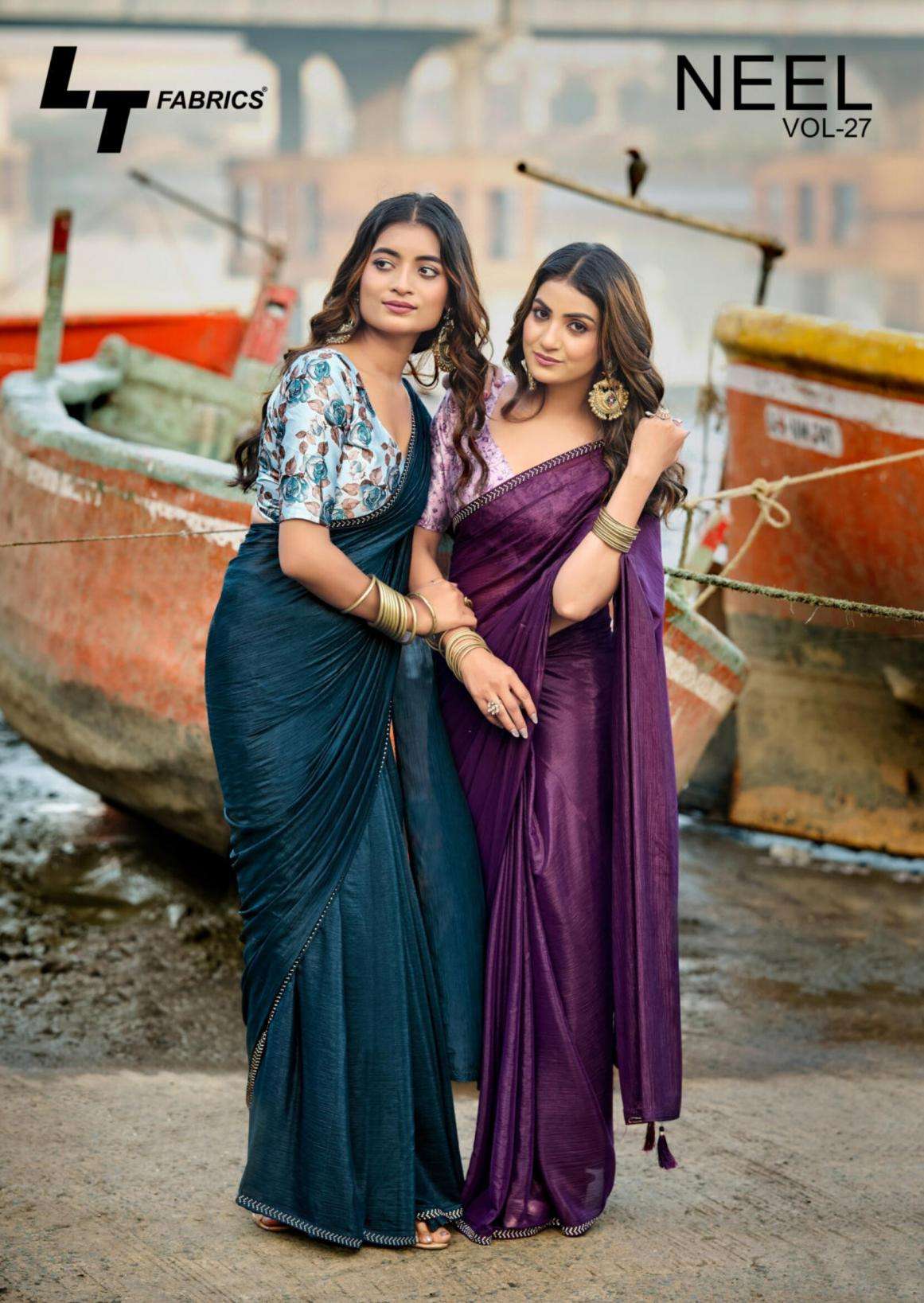 lt fashion presents neel vol 27 classic look mono satin best saree wholesaler