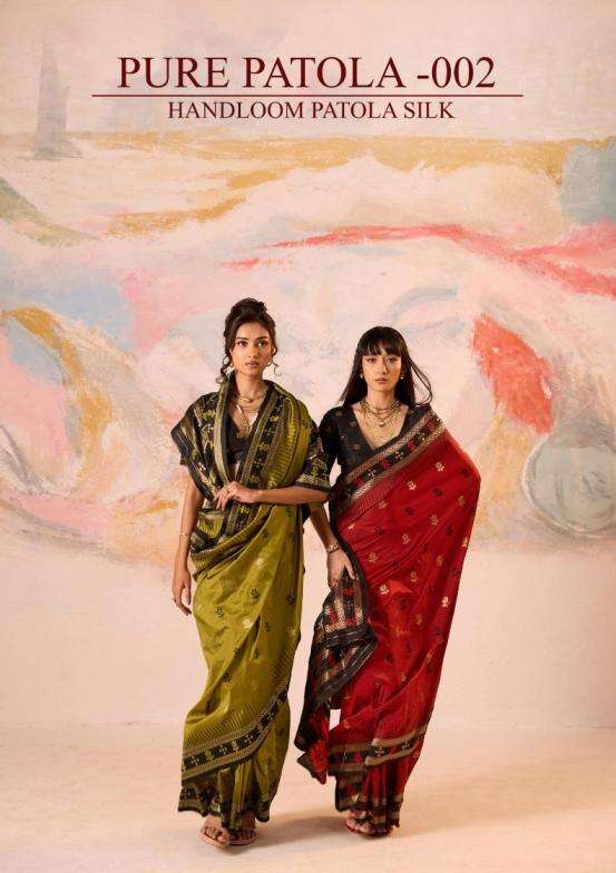 rajtex presents pure patola vol 002 handloom patola silk fancy saree