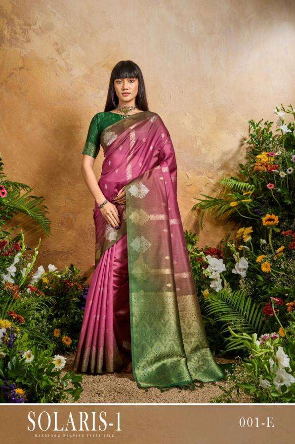 rajtex presents solaris vol 1 handloom weaving paper silk sarees