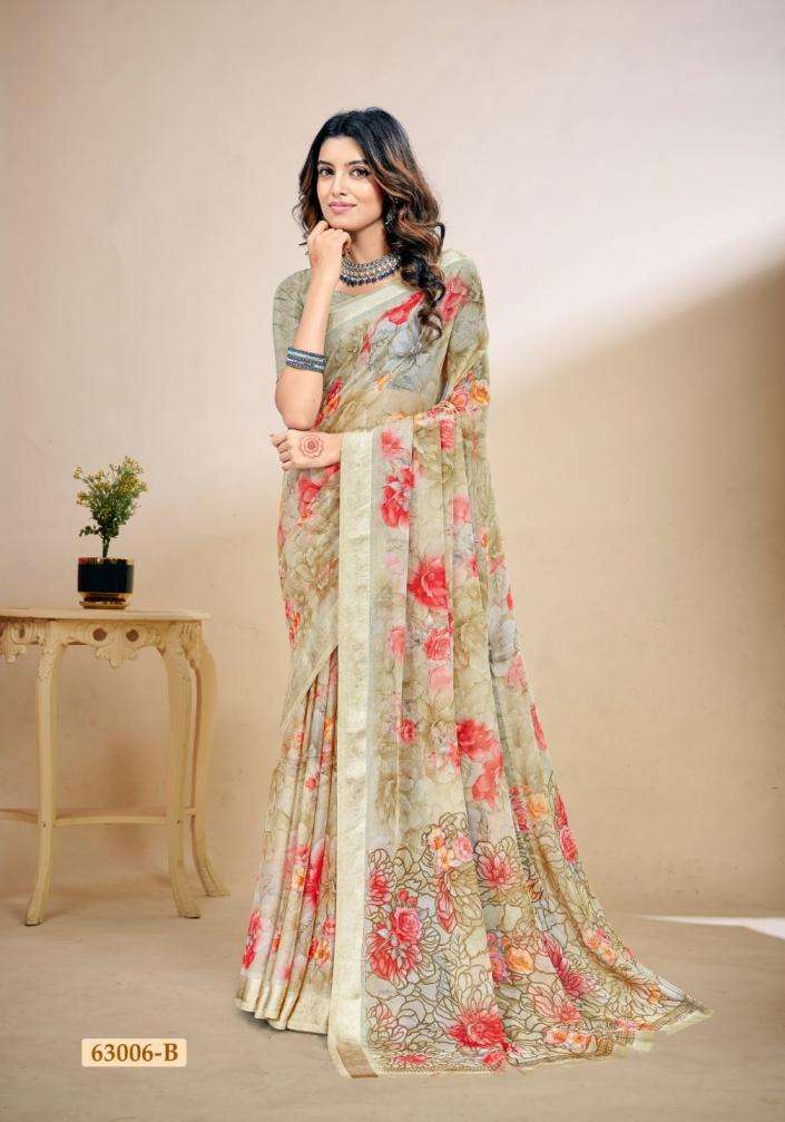 ruchi presents rainbow vol 8 daily wear chiffon saree 