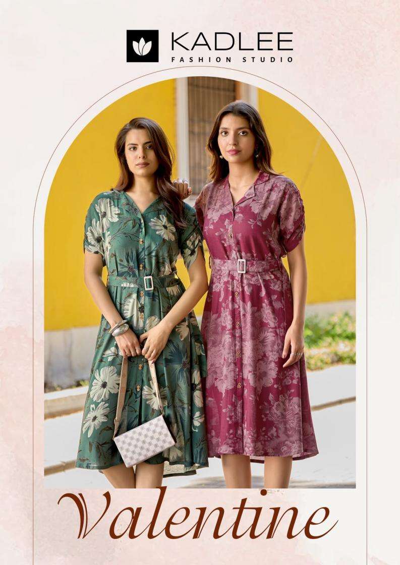 kadlee valentine rayon flex readymade stylish western one pieces kurtis