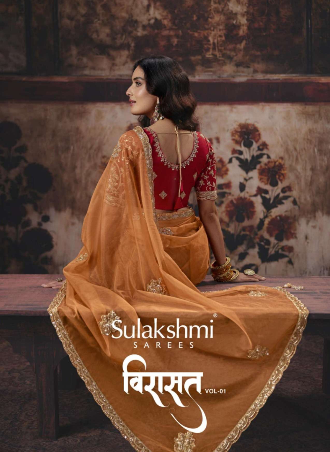 SULAKSHMI PRESENTS Virasat Vol-1 EXCLUSIVE BLOUSE DESIGNER SAREES CATALOG WHOLESALER AND EXPORTERS