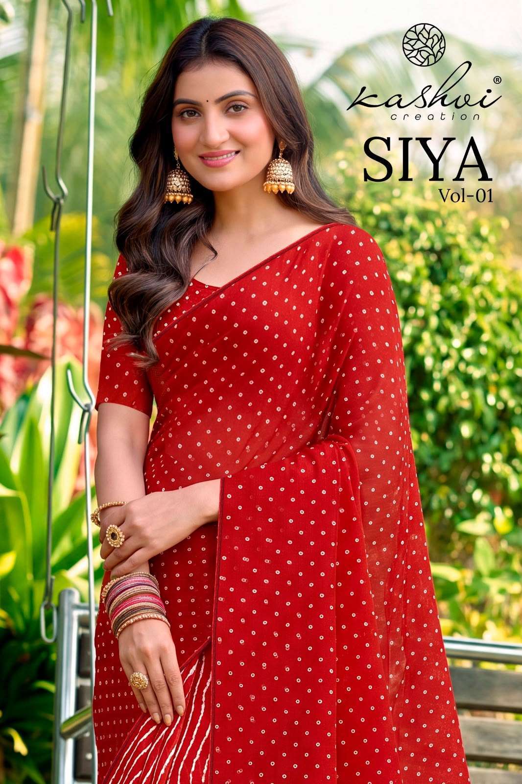 Kashvi Creation Siya Vol 1 Weightless Lehariya Saree Collection 