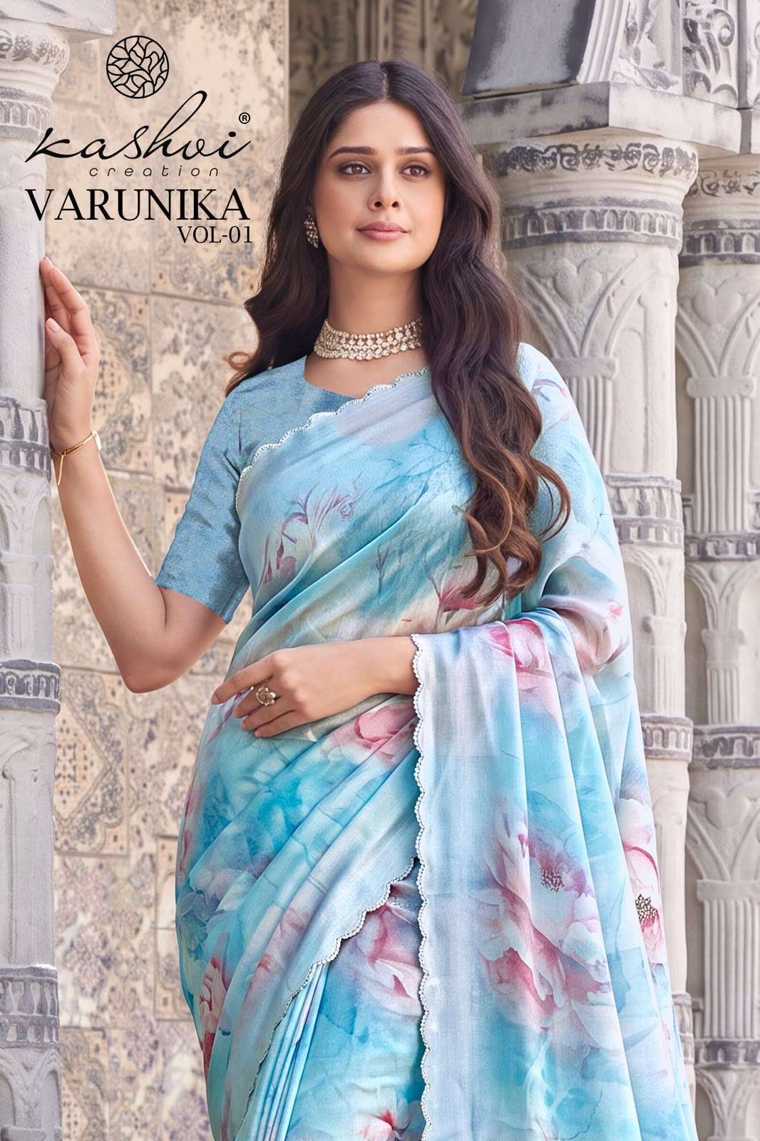 Kashvi Creation Varunika Vol 1 Premium Digital Print Saree Collection Wholesaler 