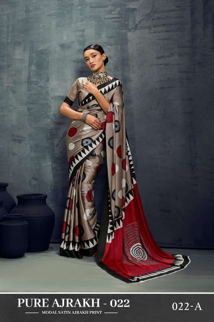 Rajtex Pure Ajrakh Vol 22 Modal Saree Collection 