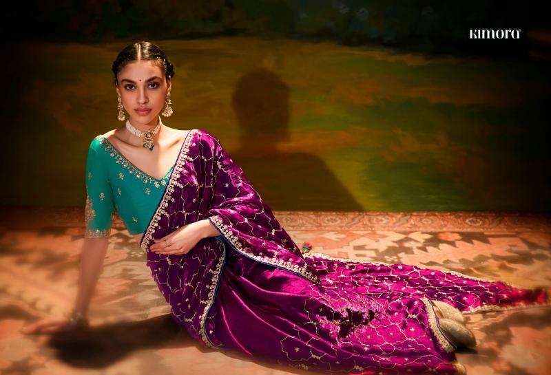 kimora kajal vol 16 5381-5395 fancy festive saree wholesaler