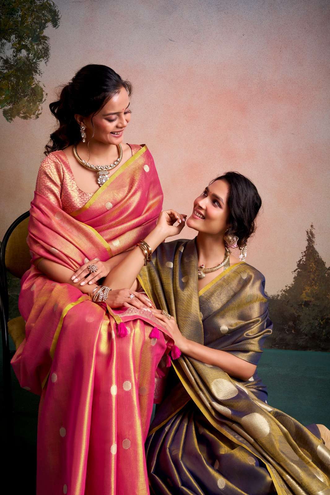 RajPath Anvika Doller Tissue Silk 729 to 734 Wholesale Surat
