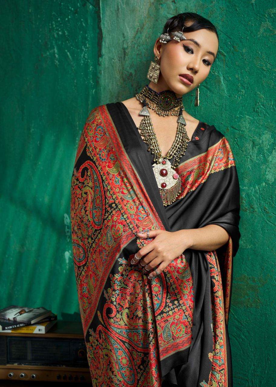 Rajtex Pure Ajrakh Vol 28 Modal Satin Saree Catalog 