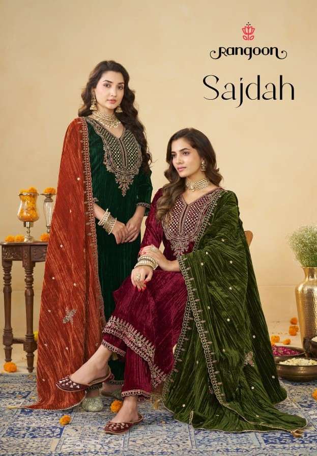 Rangoon Sajdah Premium Designs Readymade Suit Catalog